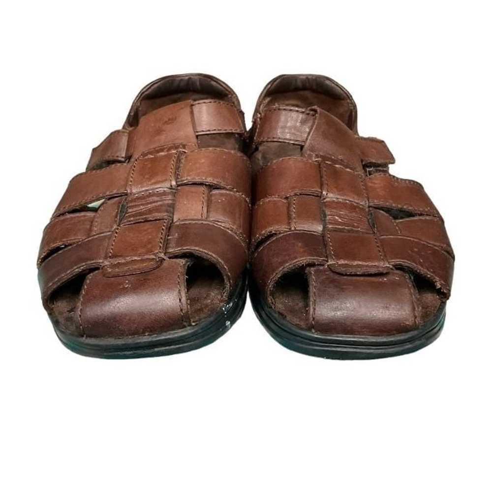 Vintage Cobbie Cuddlers Leather Fisherman Sandals… - image 8