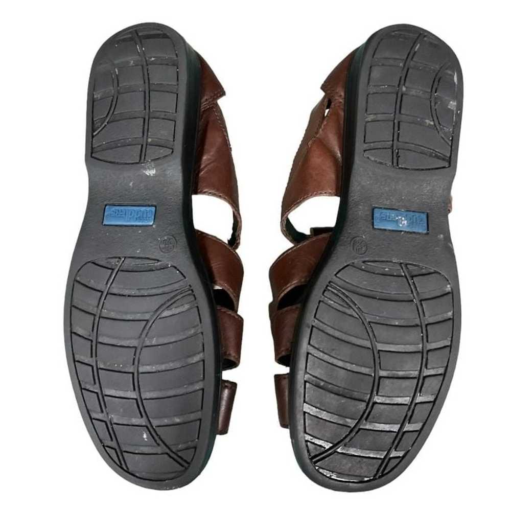 Vintage Cobbie Cuddlers Leather Fisherman Sandals… - image 9