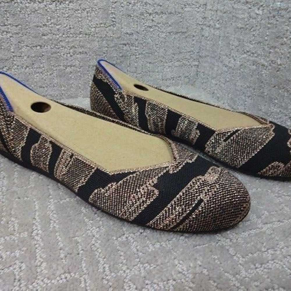 Rothy's The Flat Women's Size 10.5 US Golden Shim… - image 5