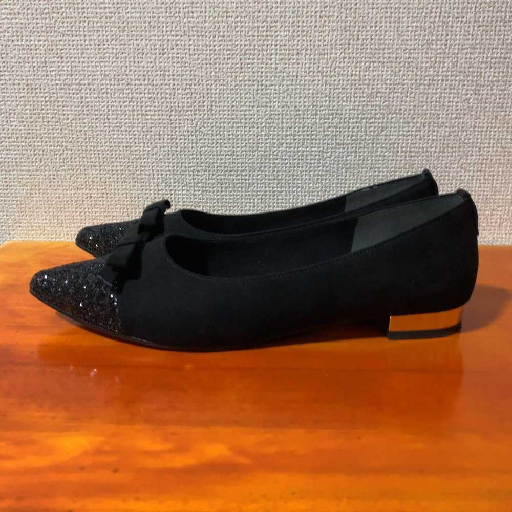 ❀Beautiful item LaunaLea flat shoes black glitter… - image 2