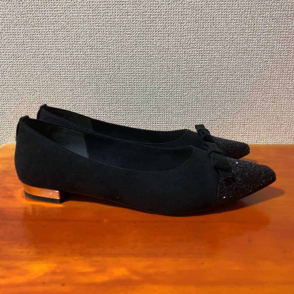 ❀Beautiful item LaunaLea flat shoes black glitter… - image 3