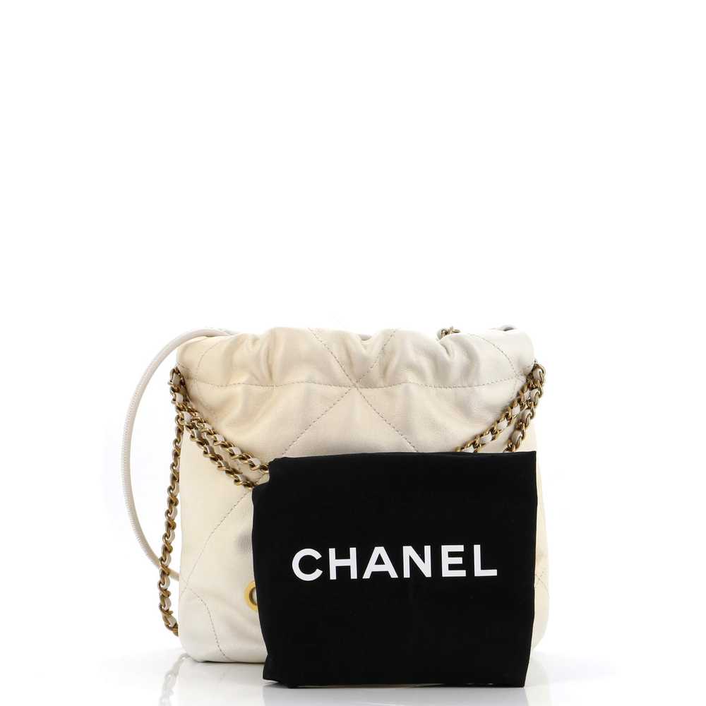 CHANEL 22 Chain Hobo Quilted Shaded Calfskin Mini - image 2