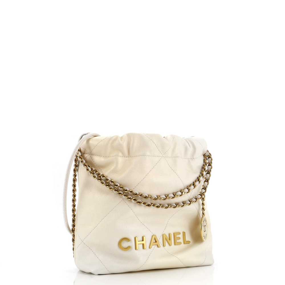 CHANEL 22 Chain Hobo Quilted Shaded Calfskin Mini - image 3