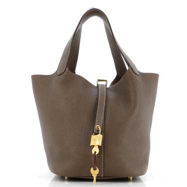 Hermes Picotin Lock Bag Clemence MM