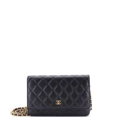 CHANEL Wallet on Chain Quilted Caviar