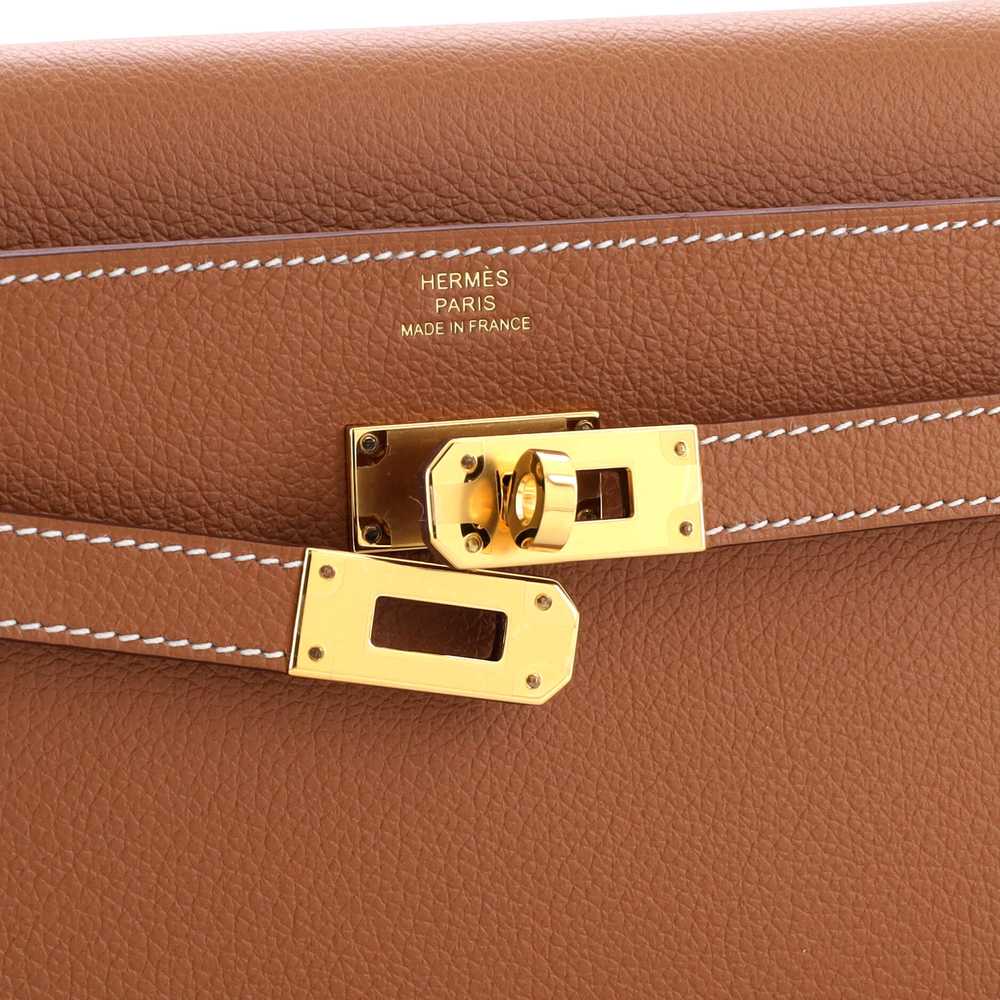 Hermes Kelly To Go Wallet Evercolor - image 6