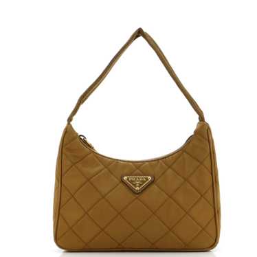 PRADA Hobo Quilted Tessuto Mini