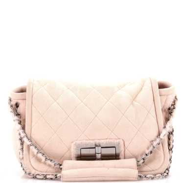 CHANEL Reissue Flap Bag Quilted Suede and Shearlin