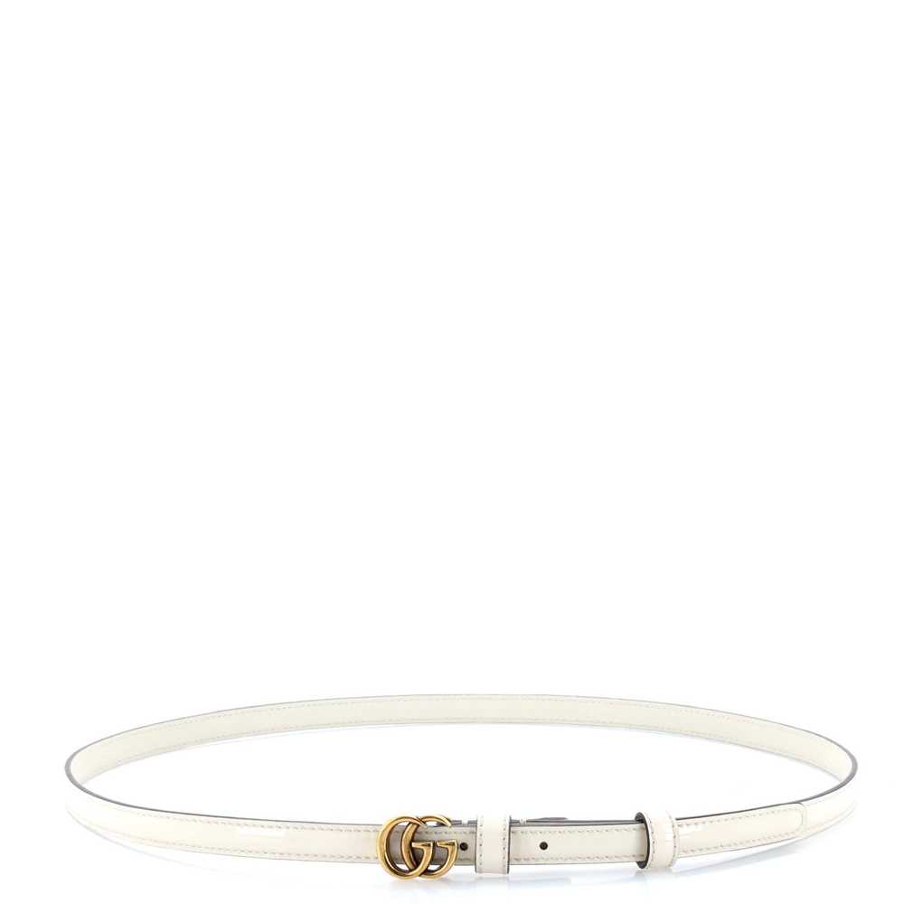 GUCCI GG Marmont Belt Leather Thin 90 - image 2