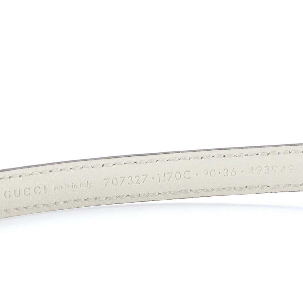 GUCCI GG Marmont Belt Leather Thin 90 - image 3