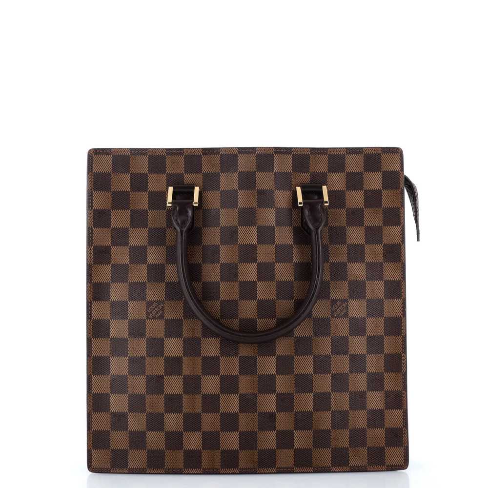 PRADA Lux Embossed Logo Tote Saffiano Leather Med… - image 1