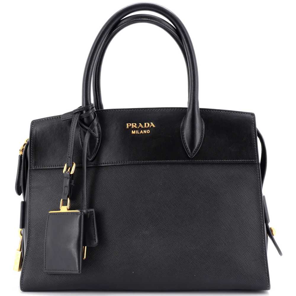 PRADA Esplanade Tote Saffiano with City Calf Medi… - image 1