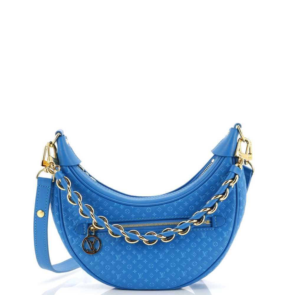 Louis Vuitton Loop Handbag Nanogram Embossed Leat… - image 1