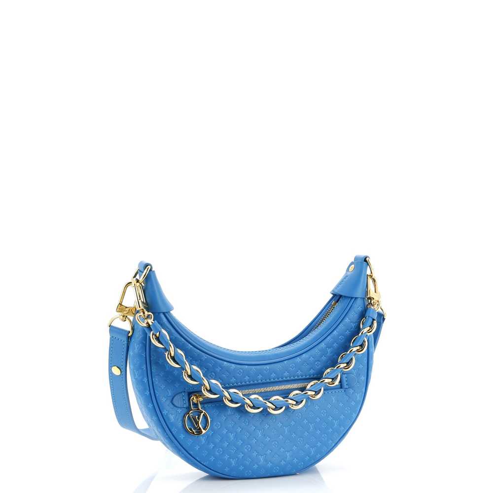 Louis Vuitton Loop Handbag Nanogram Embossed Leat… - image 2