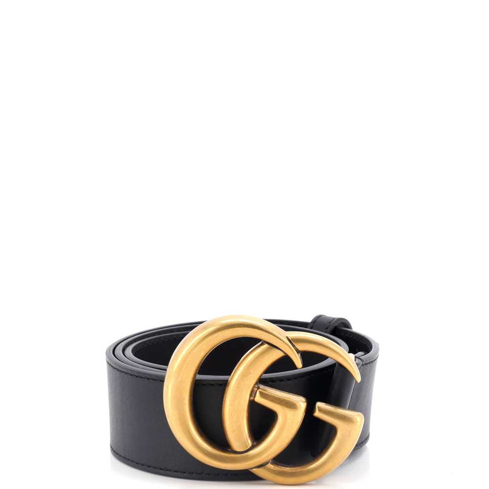 GUCCI GG Marmont Belt Leather Wide 70 - image 1