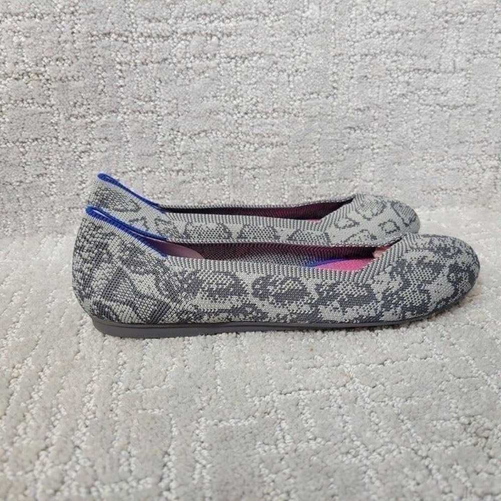 Rothys The Flat Womens Size US 6.5 Grey Stone Sna… - image 4