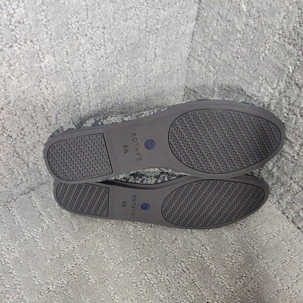 Rothys The Flat Womens Size US 6.5 Grey Stone Sna… - image 7