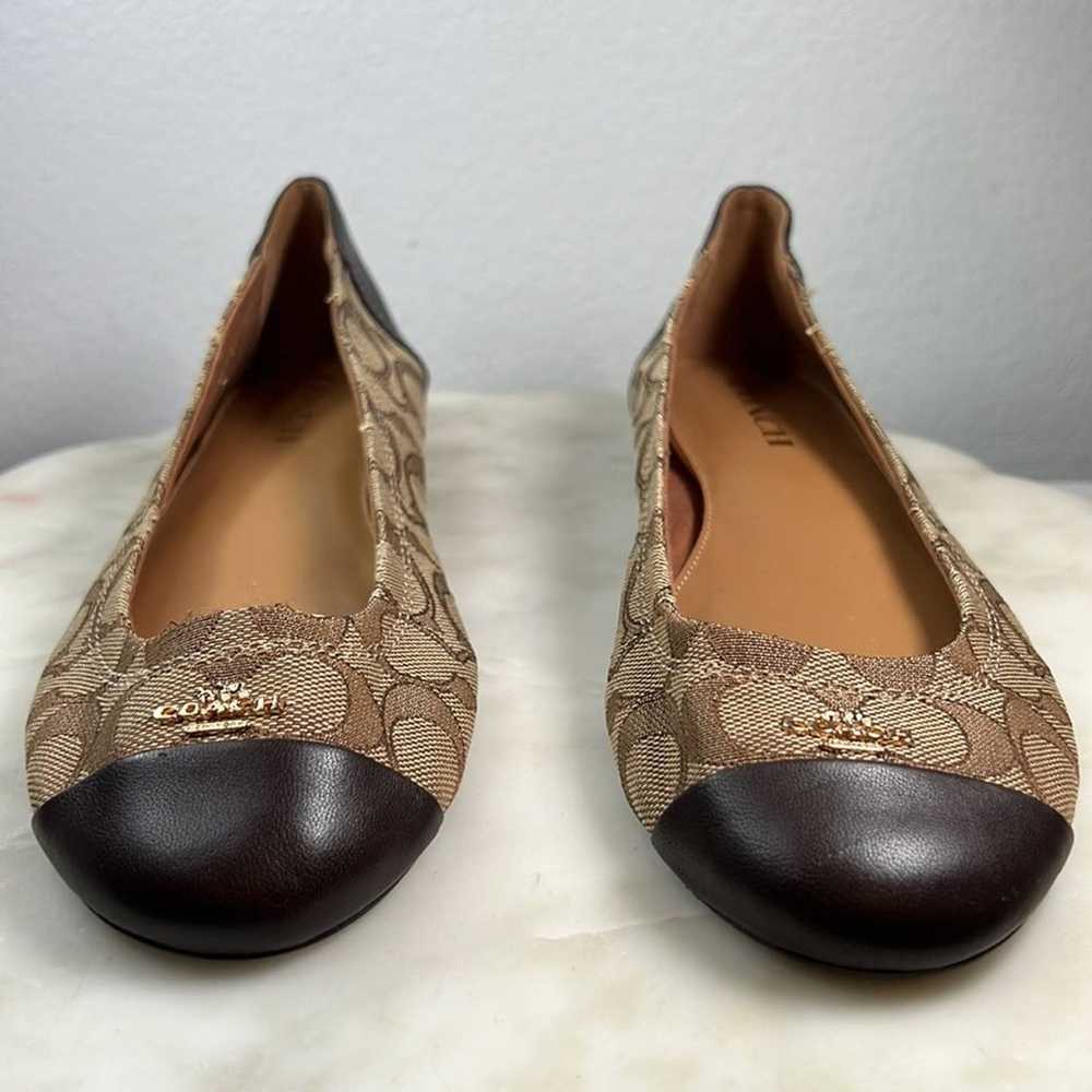 COACH Chelsea Ballet Flat Classic Signature Logo … - image 2