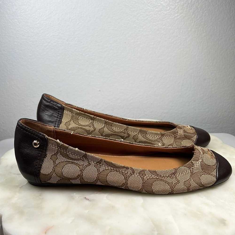 COACH Chelsea Ballet Flat Classic Signature Logo … - image 5