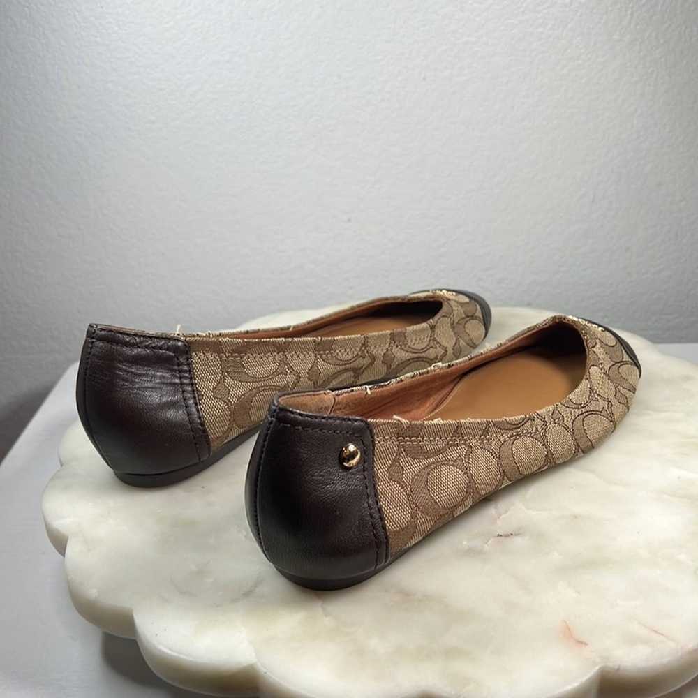 COACH Chelsea Ballet Flat Classic Signature Logo … - image 6