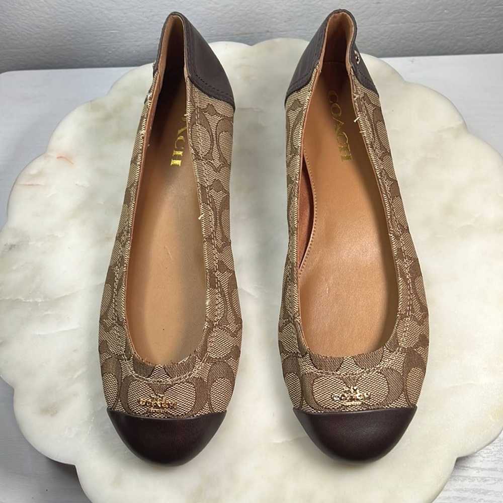 COACH Chelsea Ballet Flat Classic Signature Logo … - image 9