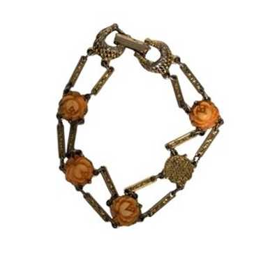 Goldette flower bracelet - Gem