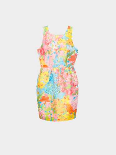 Moschino Boutique 2010s Pastel Floral Jacquard She