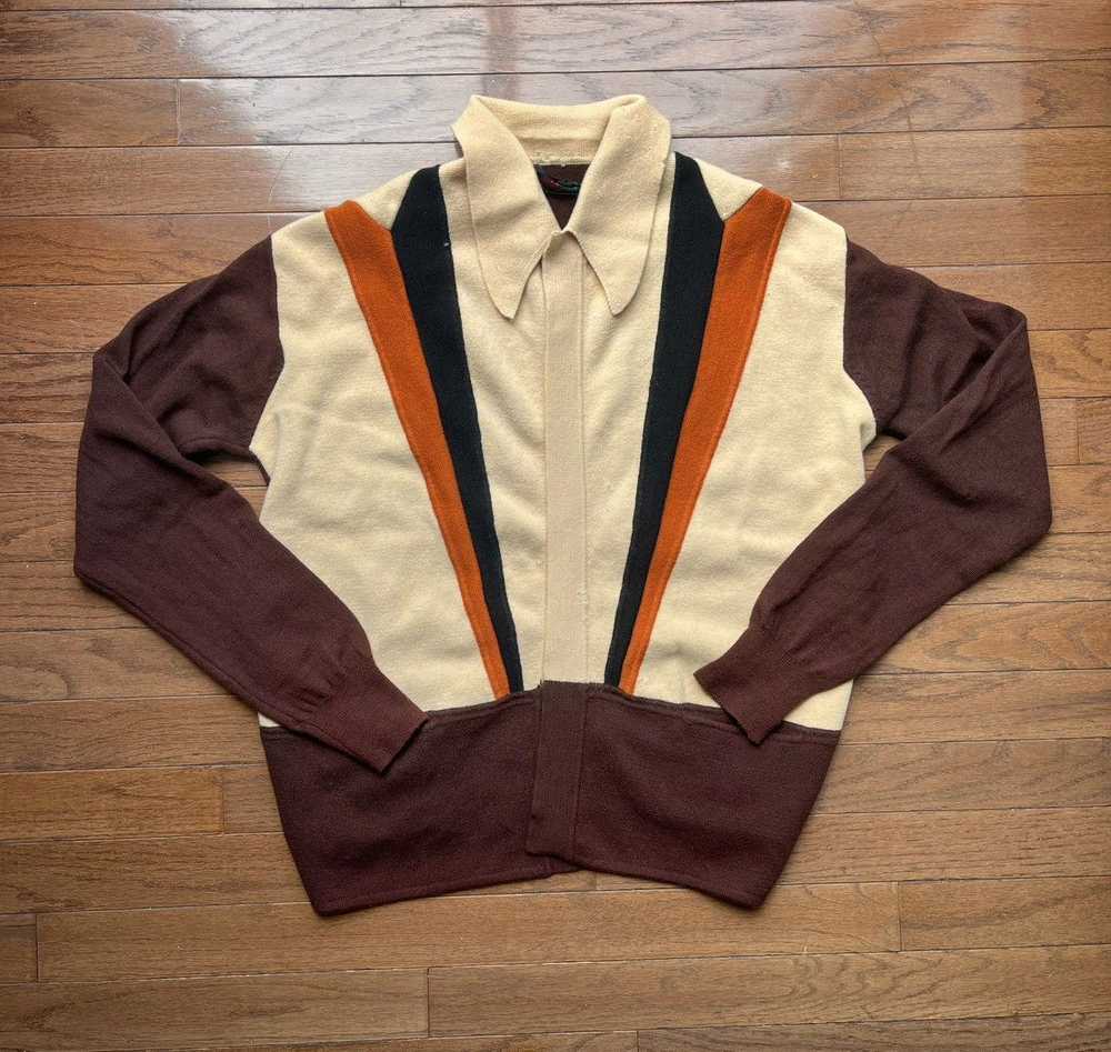 Vintage vintage space-age cardigan - image 1