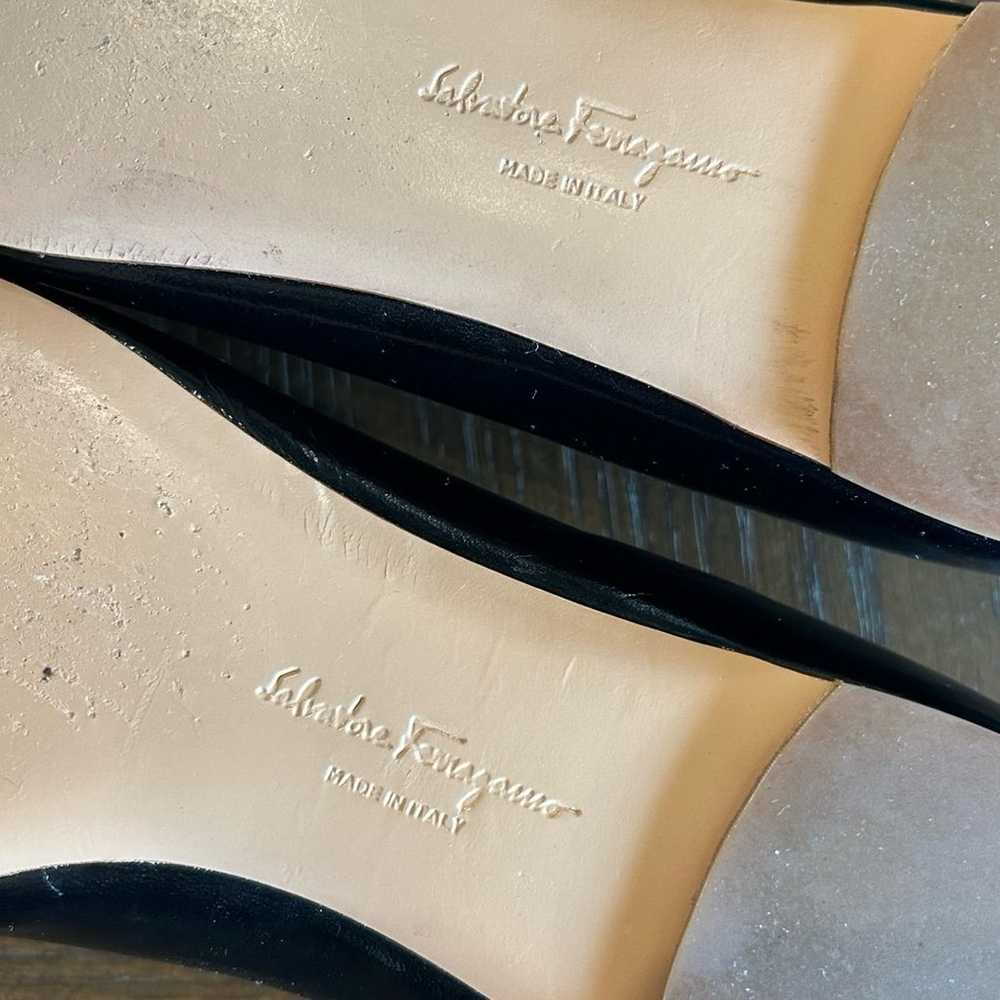 Salvatore Ferragamo Safina Flats 6 Rare $895 - image 9