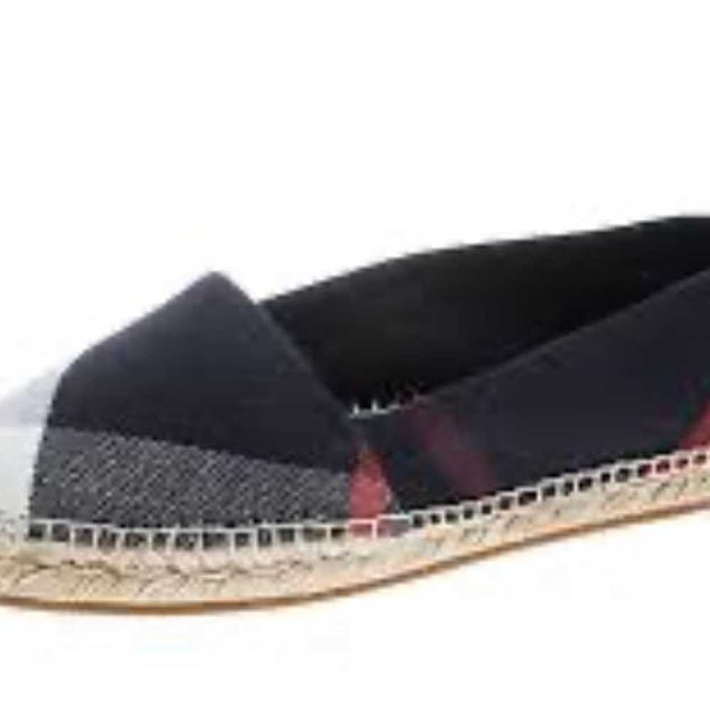 Burberry Navy Blue Nova Canvas Espadrille Flats S… - image 2