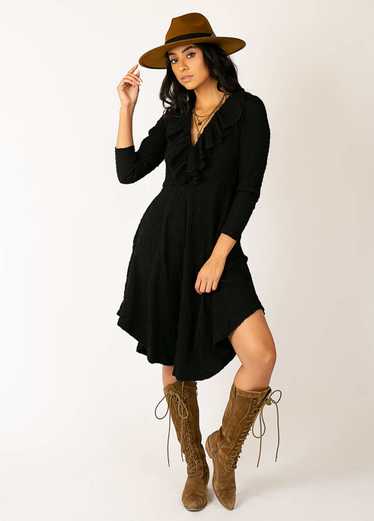 Joyfolie Alisha Dress in Black