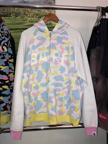 Bape Cotton Candy Full Zip Hoodie