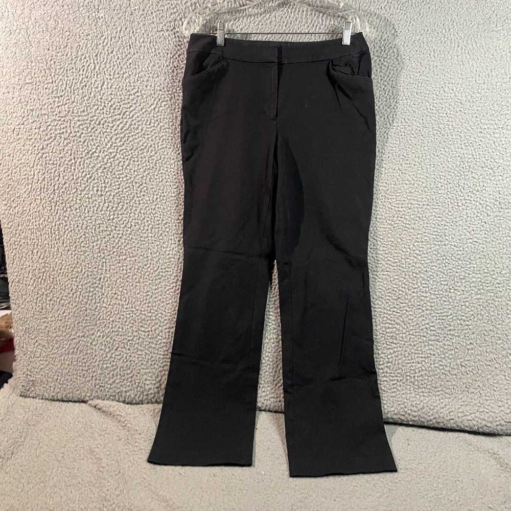 Vintage Chicos Pants 0.5 Womens Flat Front Black … - image 1