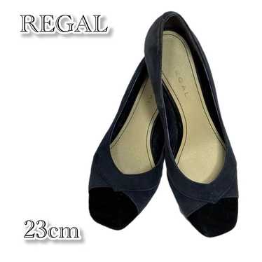 REGAL Pumps Heels Shoes Navy Suede 23cm Made in J… - image 1