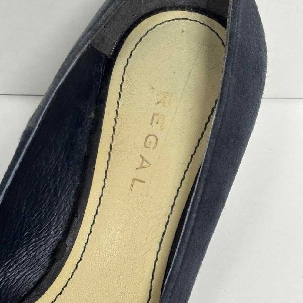 REGAL Pumps Heels Shoes Navy Suede 23cm Made in J… - image 4