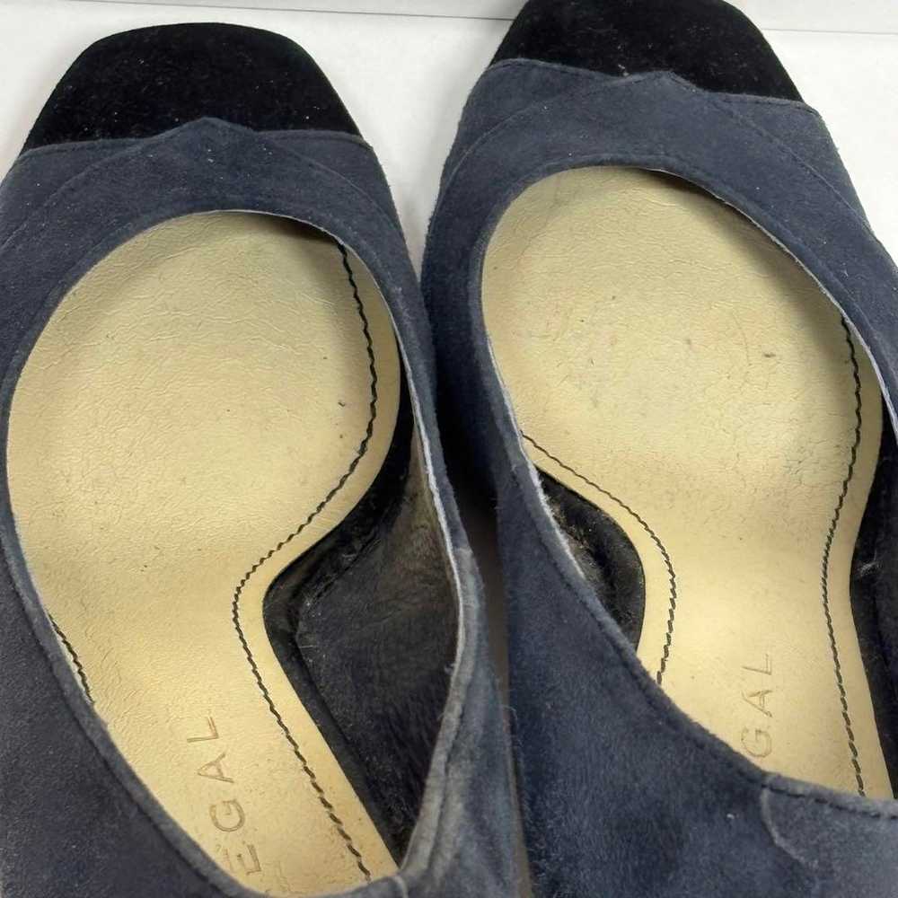 REGAL Pumps Heels Shoes Navy Suede 23cm Made in J… - image 5