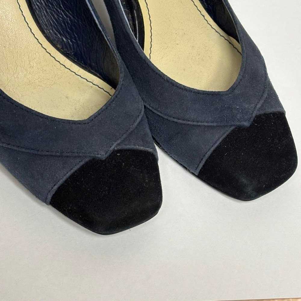 REGAL Pumps Heels Shoes Navy Suede 23cm Made in J… - image 6