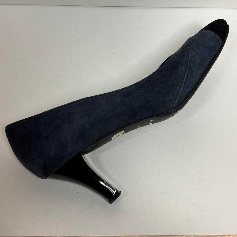 REGAL Pumps Heels Shoes Navy Suede 23cm Made in J… - image 9