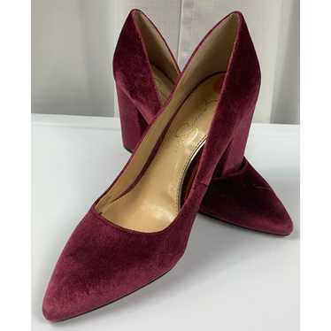 Jessica Simpson Heels Lindly Velvet Bloc