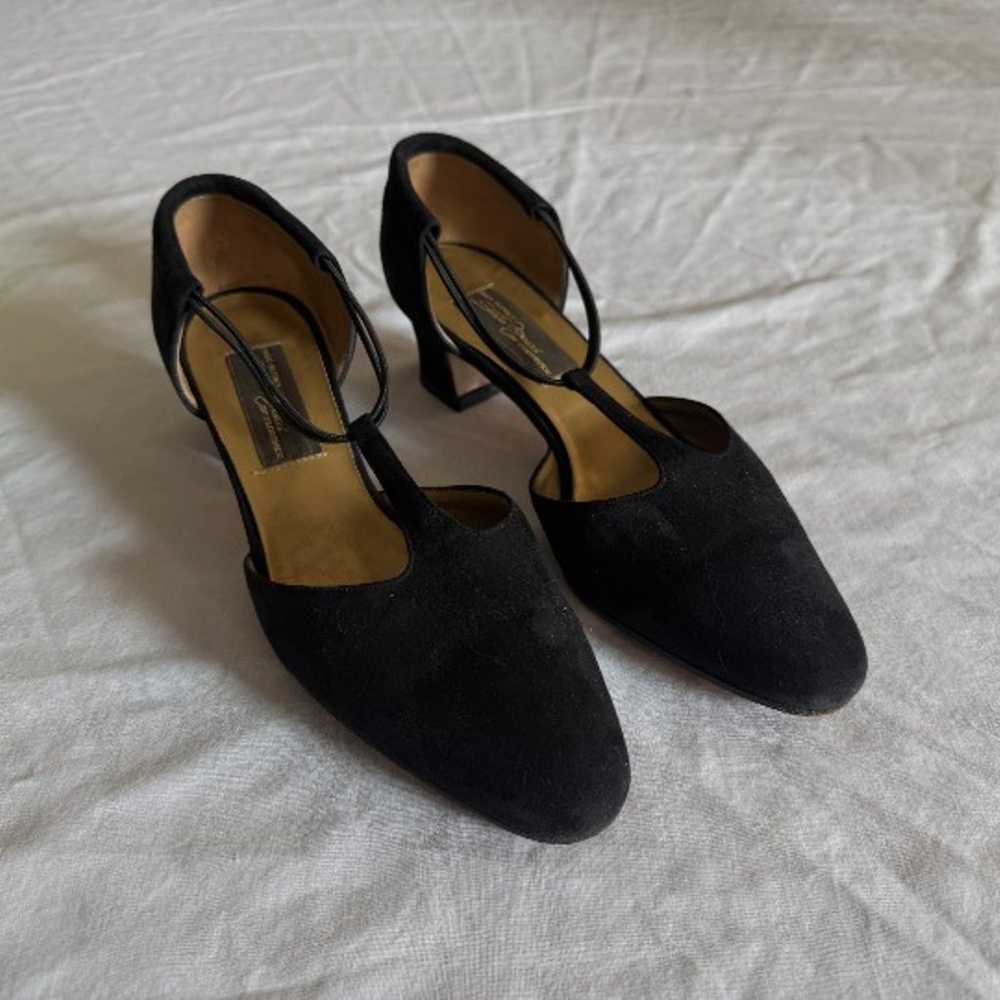 Sesto Meucci Black Suede Women's Shoes Size 6 - image 2