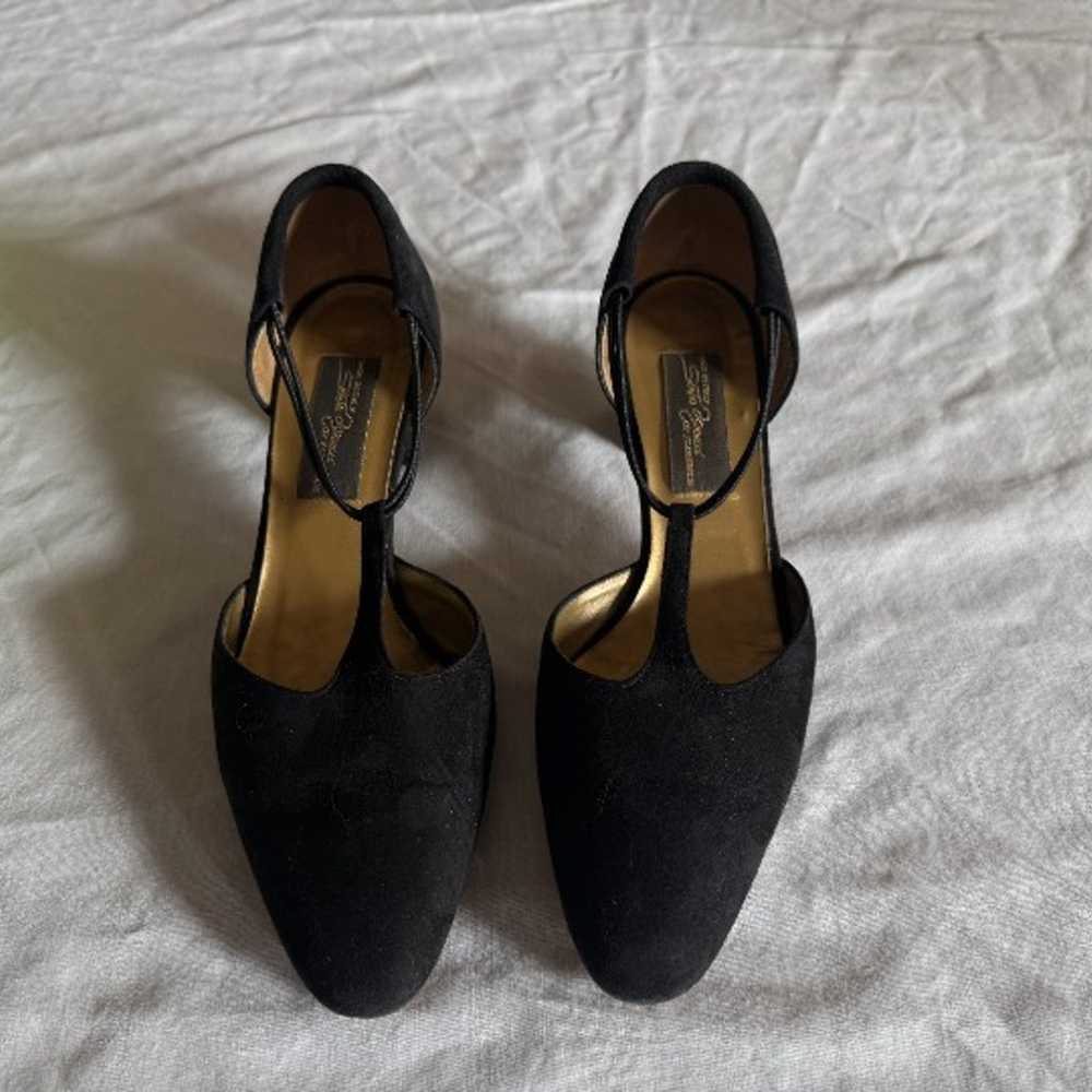 Sesto Meucci Black Suede Women's Shoes Size 6 - image 3