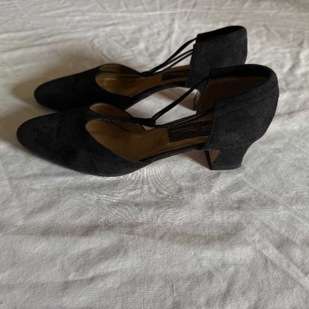 Sesto Meucci Black Suede Women's Shoes Size 6 - image 4