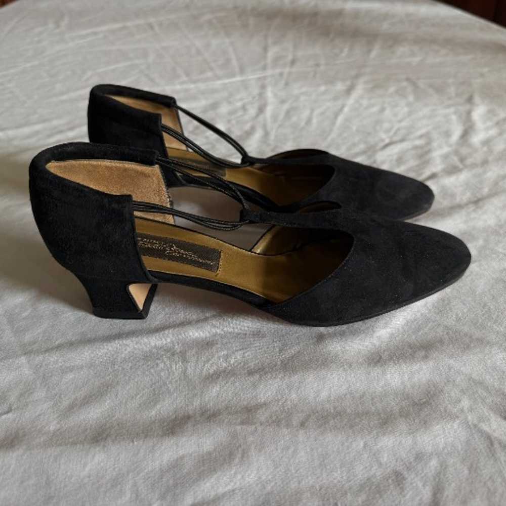 Sesto Meucci Black Suede Women's Shoes Size 6 - image 6