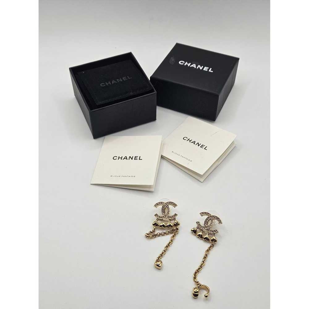 Chanel Crystal earrings - image 3