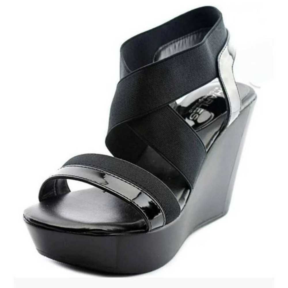 Charles by Charles David Black Wedge Sandal size 8 - image 1