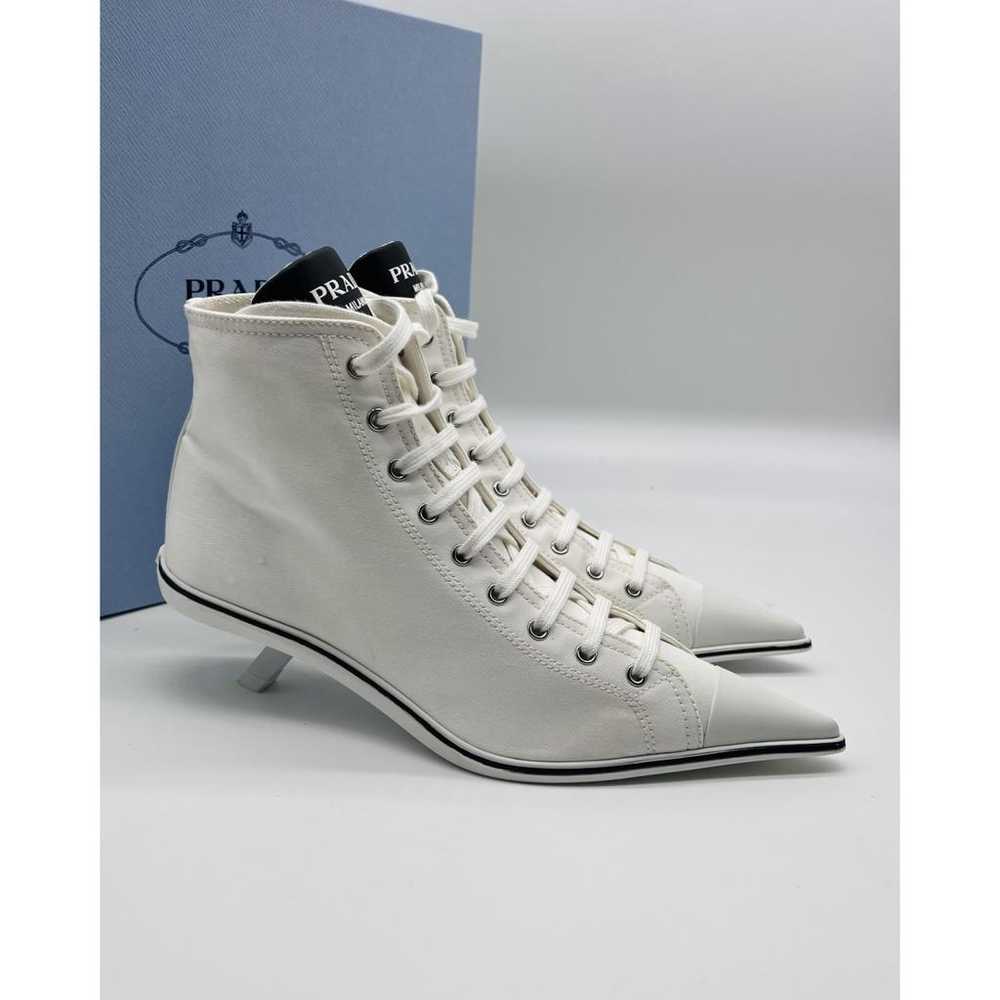 Prada Cloth ankle boots - image 9