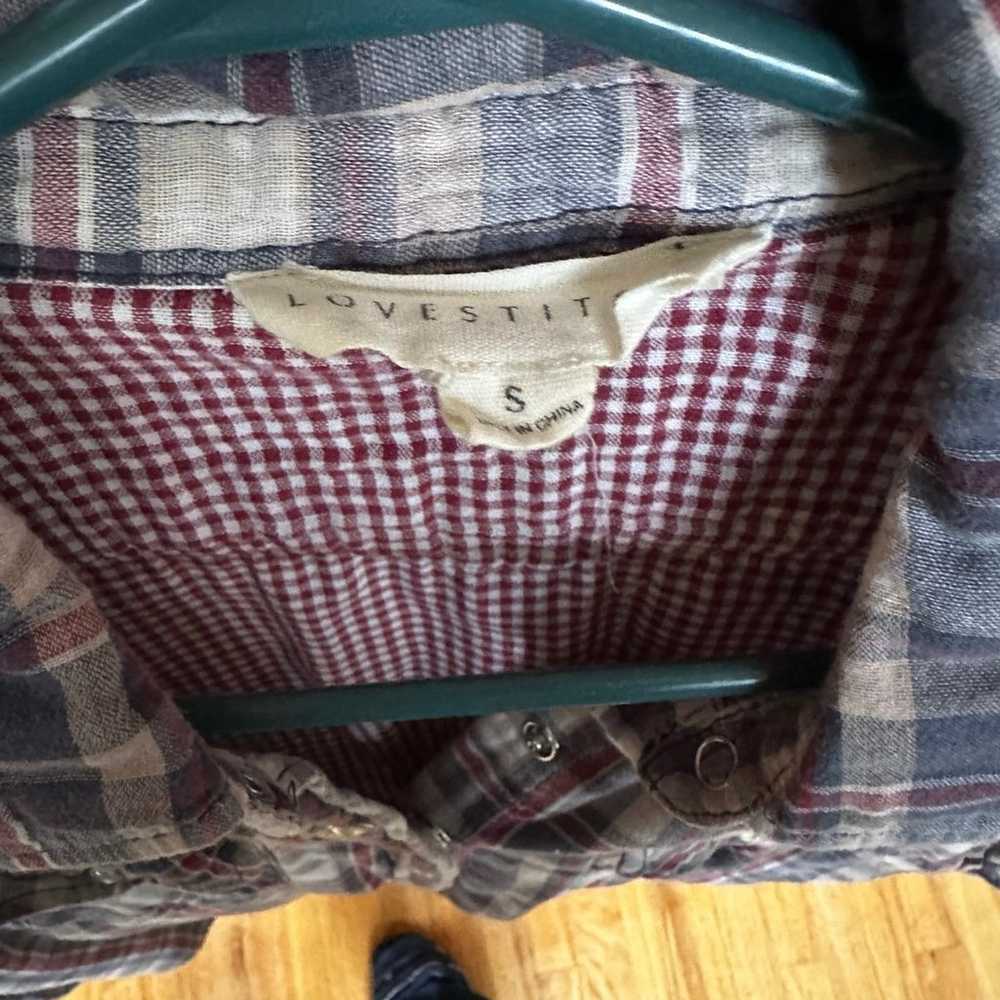 Lot of 3 flannels - image 3