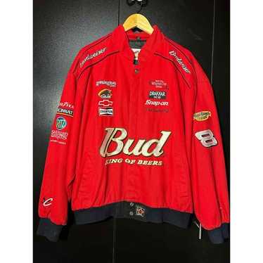 Budweiser Chase Authentics レーシングジャケット Ｌ Dale Earnhardt Sr. Chase Authentics NASCAR Budweiser RED