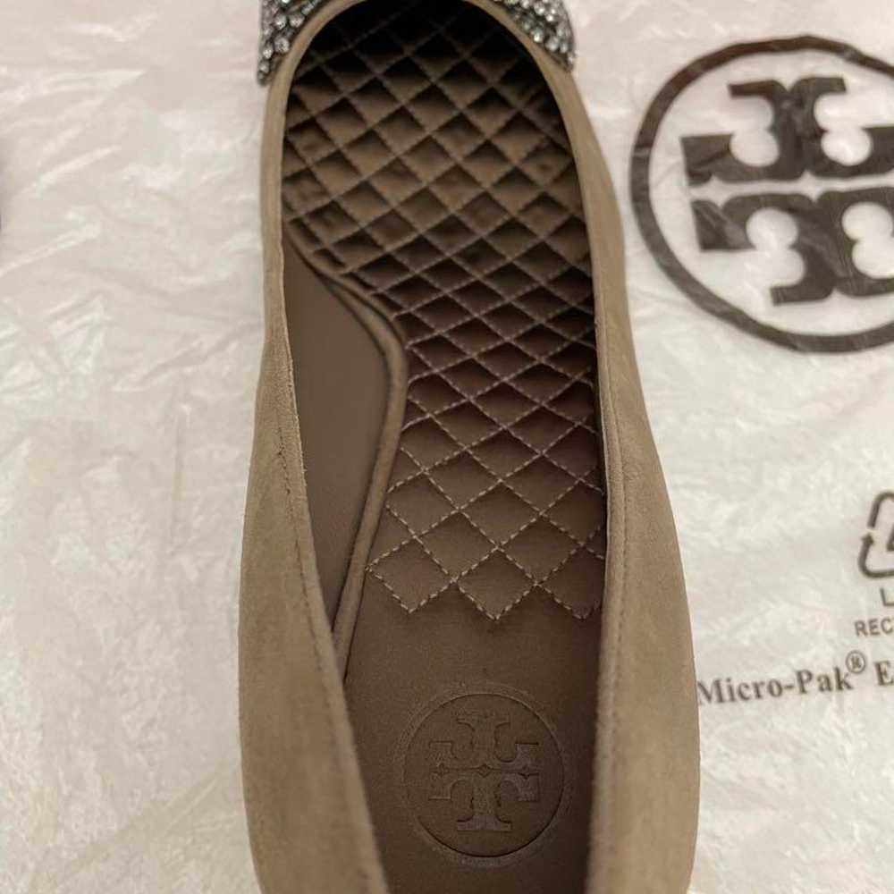 Tory Burch Suede Pumps with Jewels - image 6