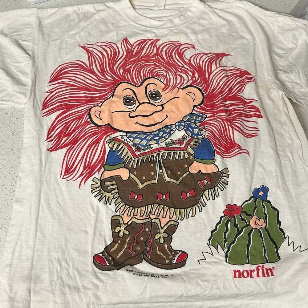 Vintage 1992 Norfin outlets The Troll Trolls Twin Fitted, Flat and Pillowcase Colorful